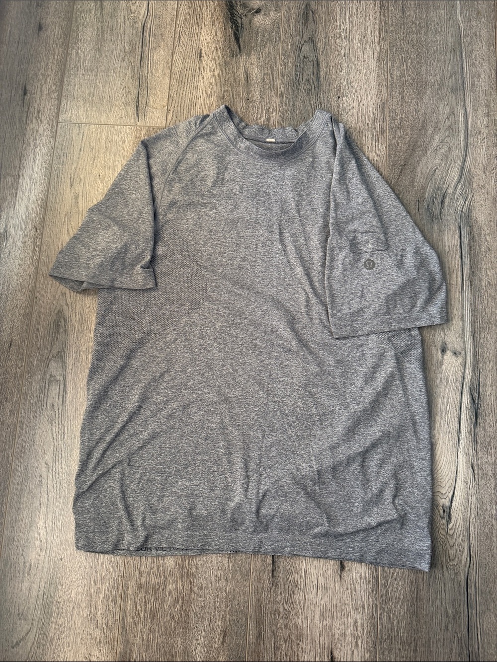 lululemon athletica Gray Short Sleeve Crew Tee